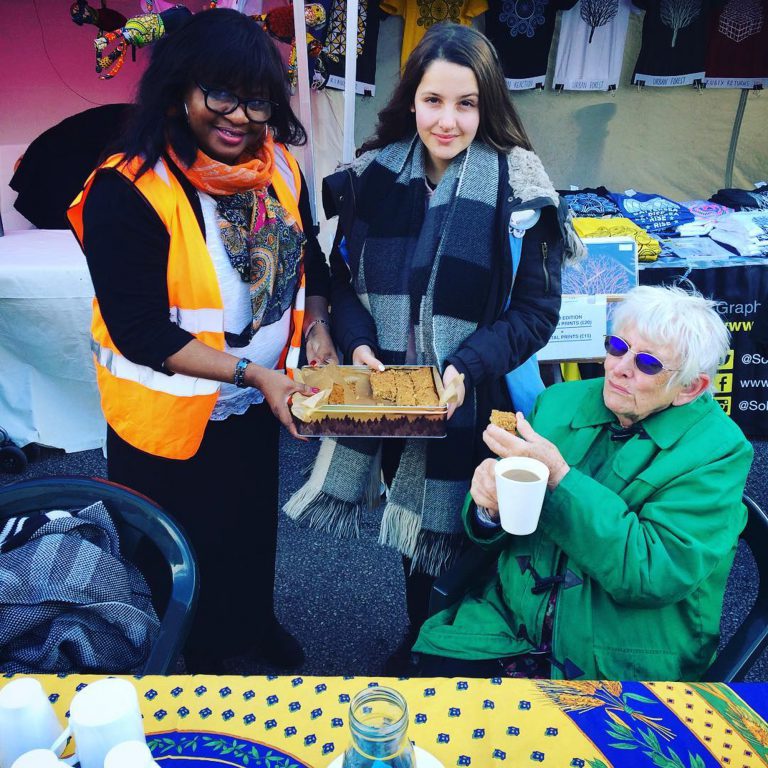 Free tea for pensioners at Artisans' Market West Norwood Feast